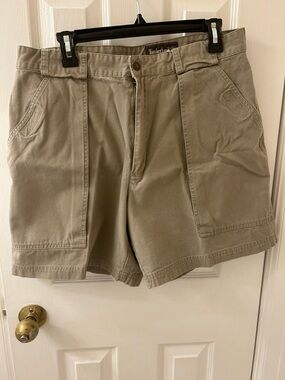Timberland Olive Green WeatherGear Cotton Shorts